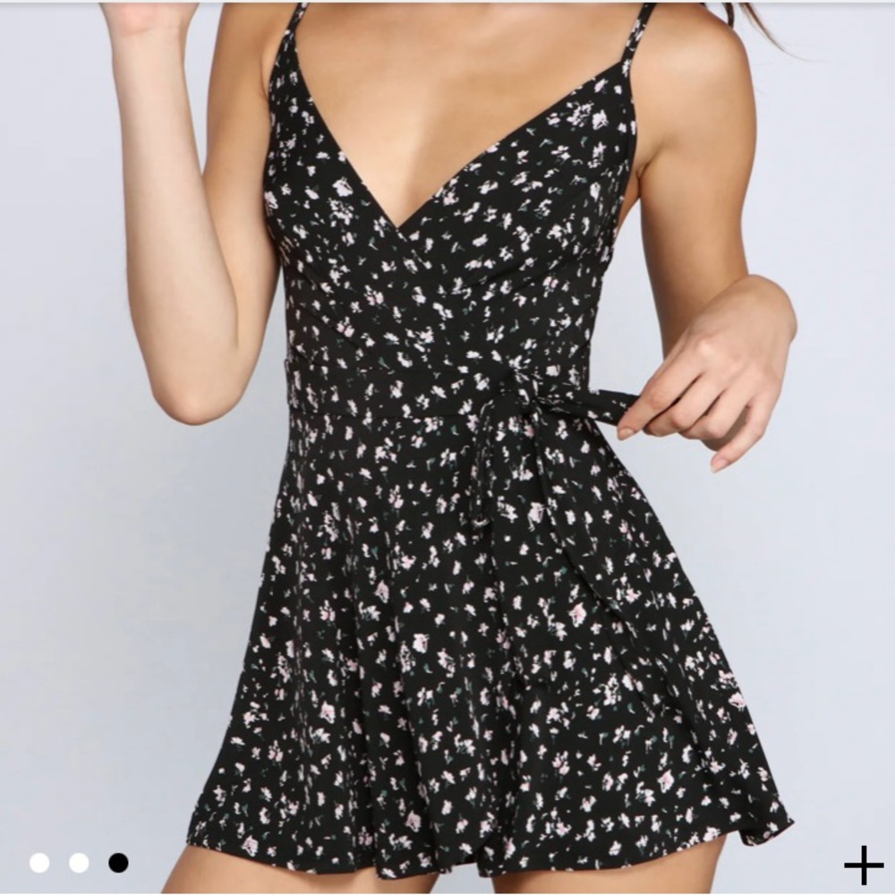 Windsor - Such A Charmer Floral Skater Romper